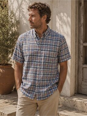 Pendleton sz L Mens Oceanside short sleeve shirt button down excellent condition